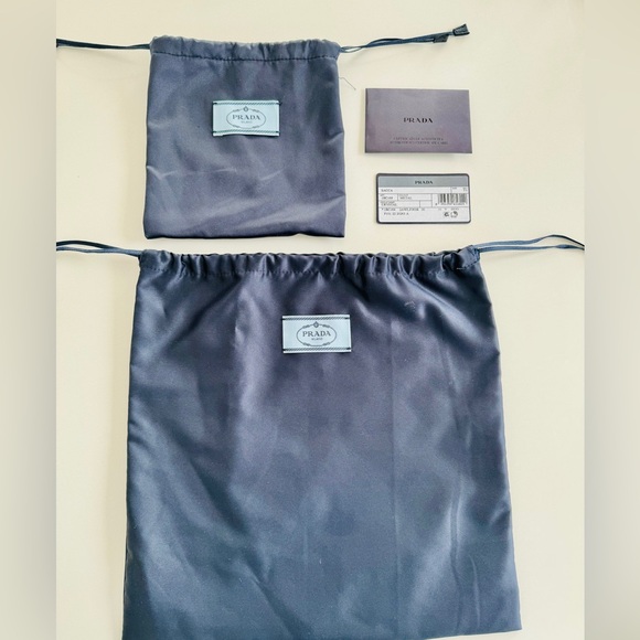 Prada Crystals Cleo Satin Bag (Silver) - Picture 6 of 6